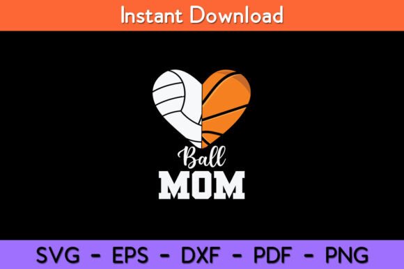 Ball Mom Heart Funny Volleyball Design Review