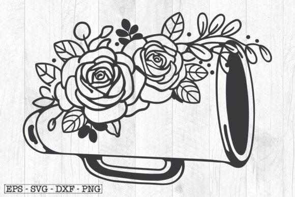 Cheerleading SVG File & Megaphone: A Stitch Test