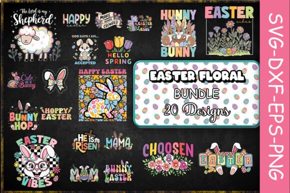 Easter Floral SVG Bundle: A Designer’s Stitch Test