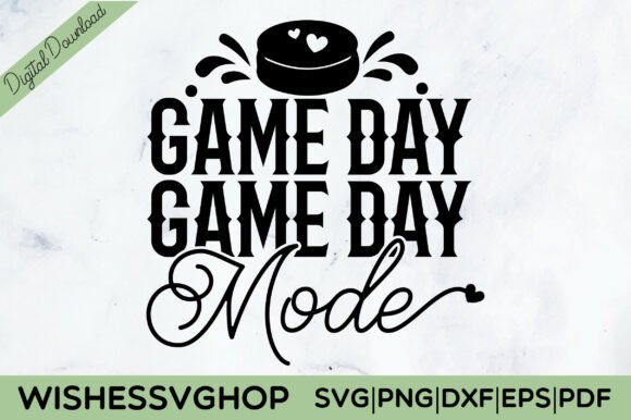 Game Day Mode Hockey Mom Shirt SVG Review
