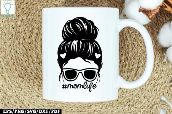 Mom Messy Bun Momlife SVG: An Embroidery Review