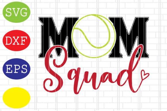 Mom Squad Tennis SVG: An Embroidery Design Review
