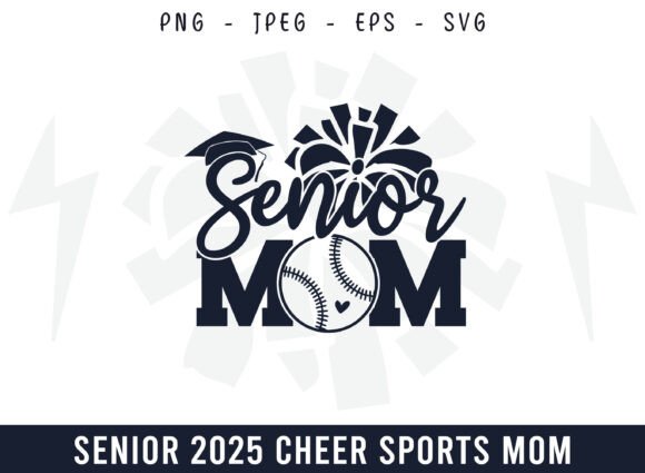 Proud Senior Cheer Baseball Mom Design Review