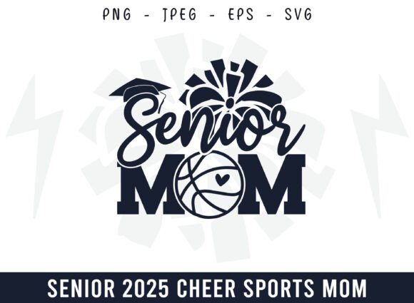 Proud Senior Cheer Basketball Mom Design Review